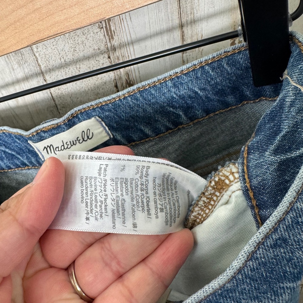 Madewell Balloon Jeans Womens 29 High Rise Denim Stretch Blue - Picture 6 of 6